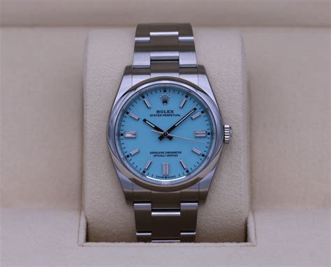 rolex tiffany blue dial price